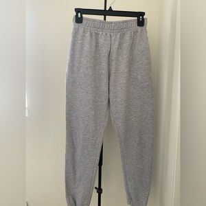 regular gray sweats